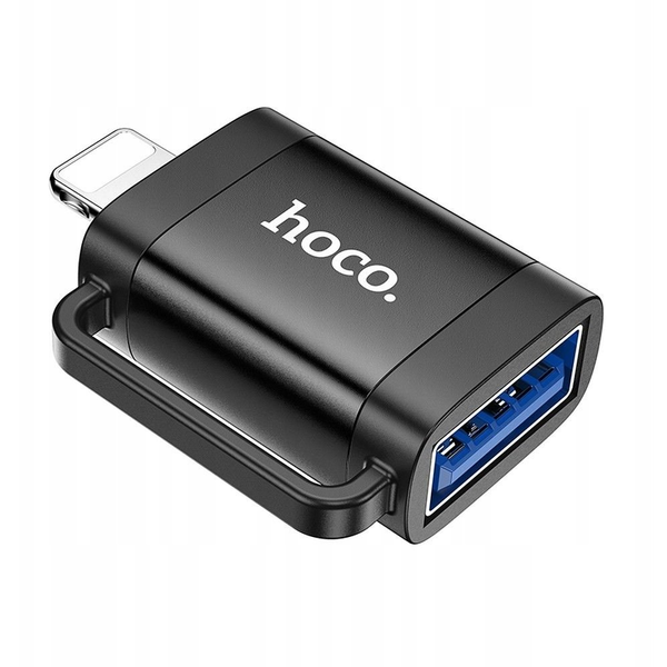 HOCO adaptér OTG Lightning (samec) na USB A (samice) UA31A černý