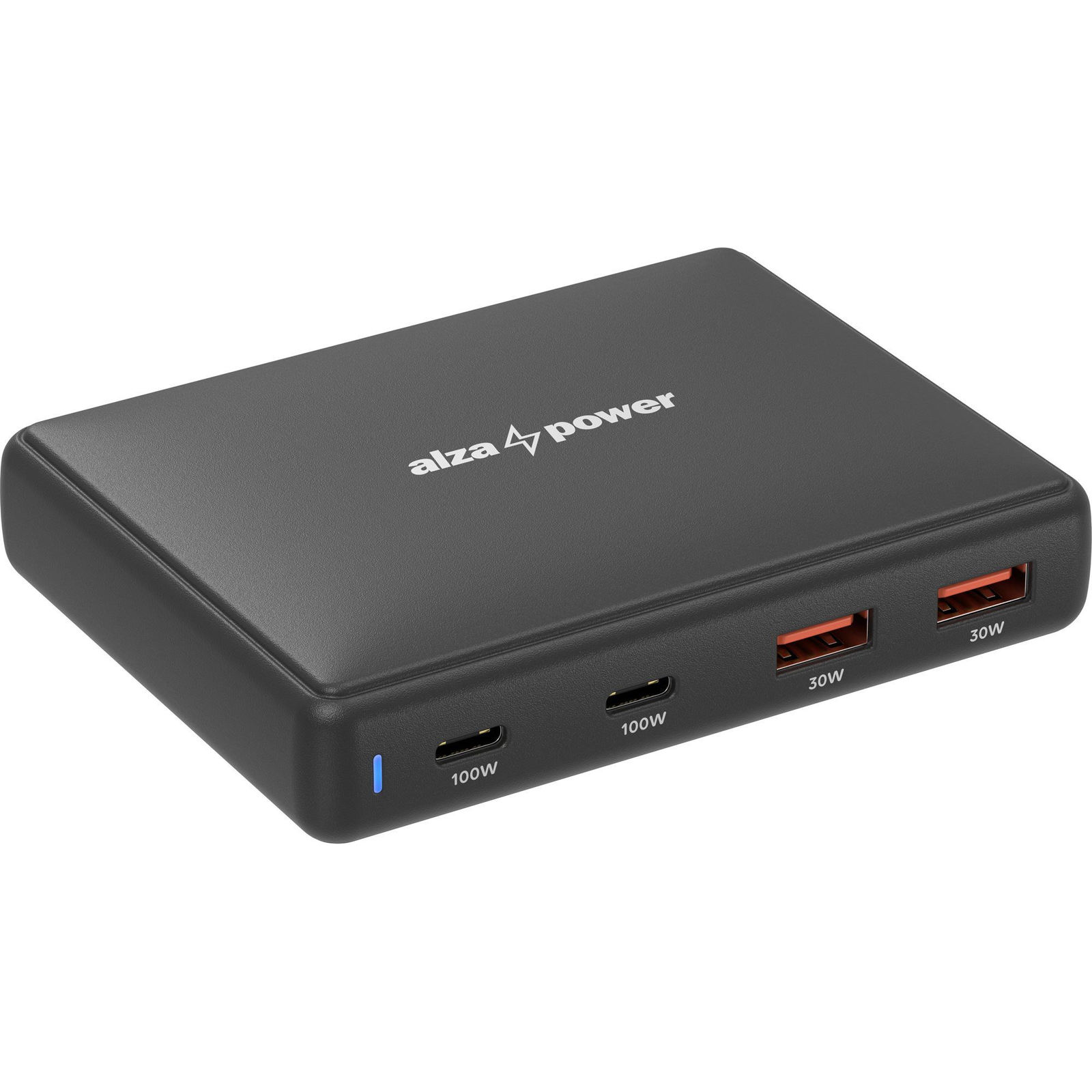 AlzaPower MG8102C2A Fast Charger 100W, fekete (APW-MG8102C2AB)