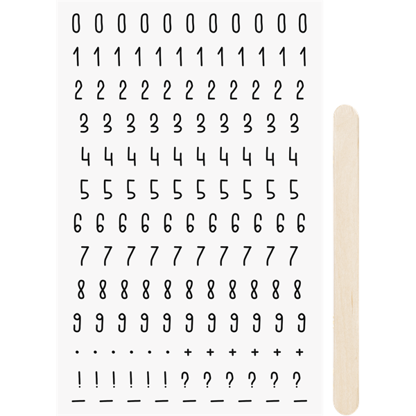 Heyda Numbers simítható matricacsomag (203780908)