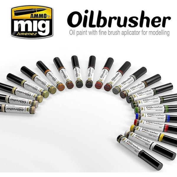  Vallejo Ammo: Oilbrushers Display N1 (80)
