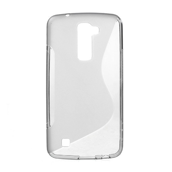 Szilikon telefonvédő (S-line) SZÜRKE [LG K10 (K420n)] (5996457627868)