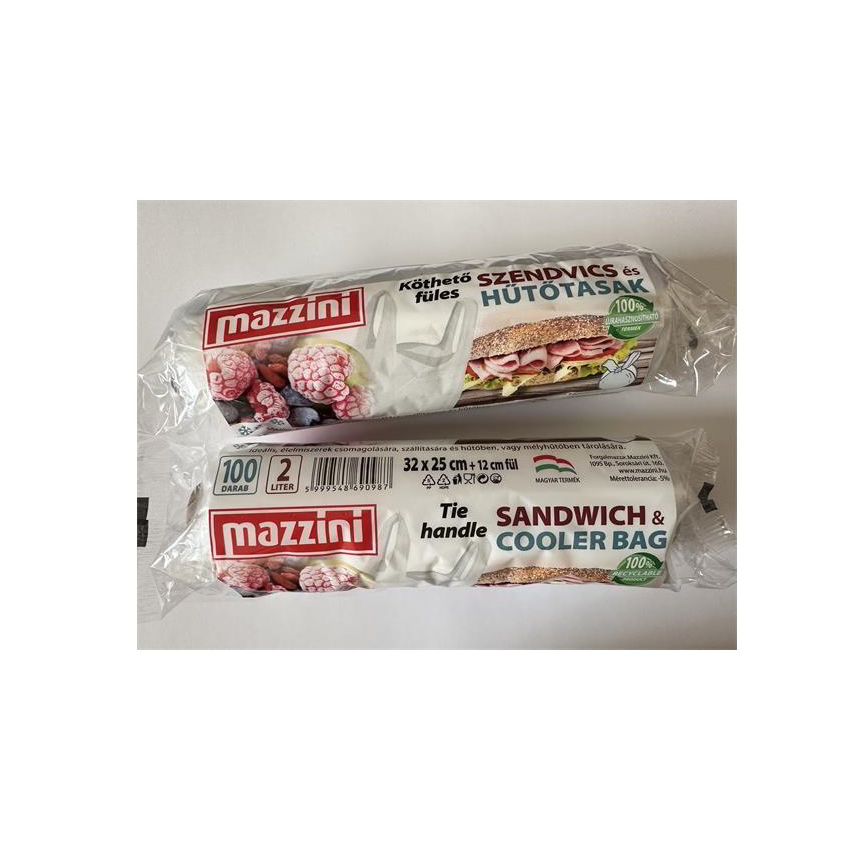 Mazzini 105050 Hűtő- és uzsonnástasak (100 db/csomag) (105050)