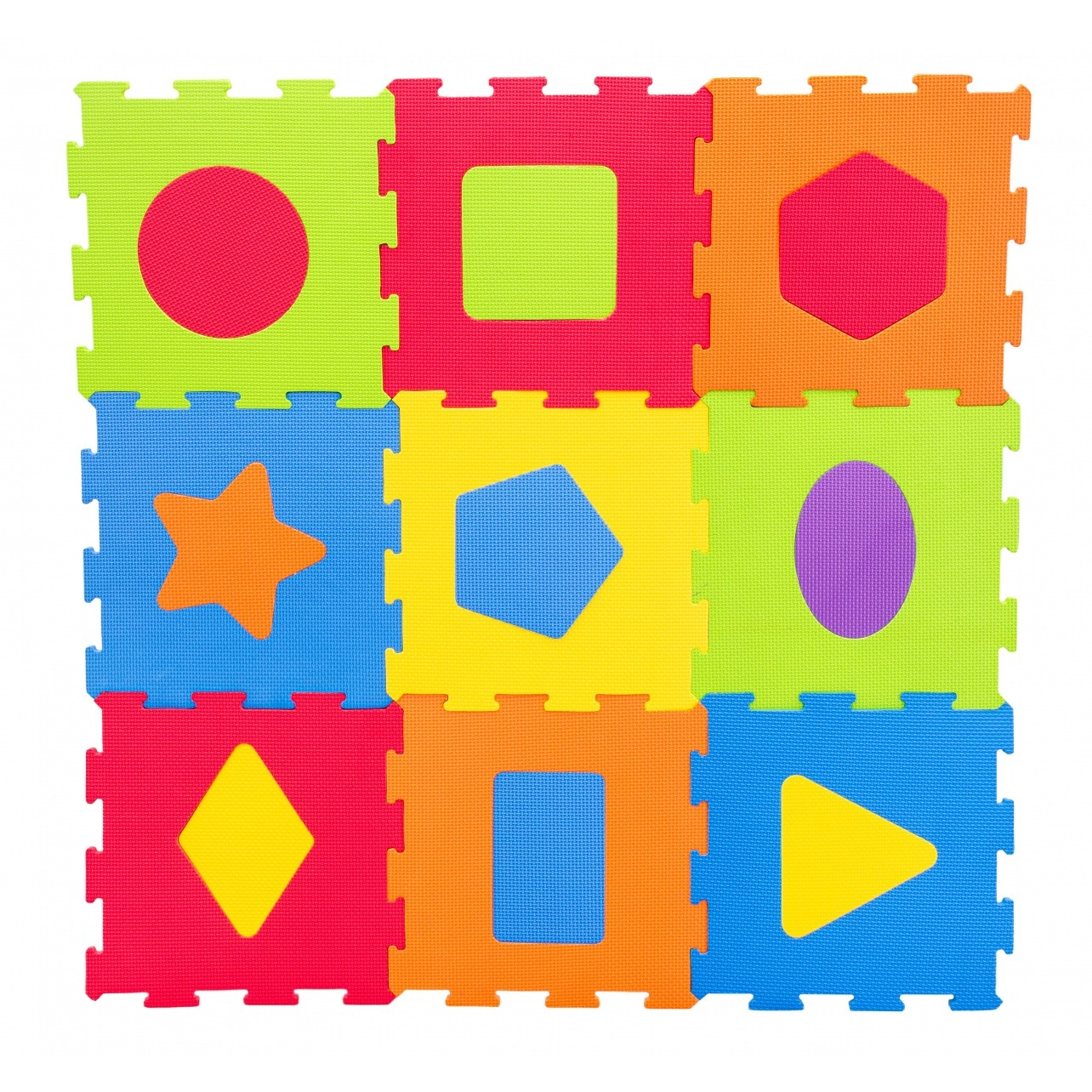 Smily Play Habszivacs játszószőnyeg - Geometriai alakzatok (SP84002)