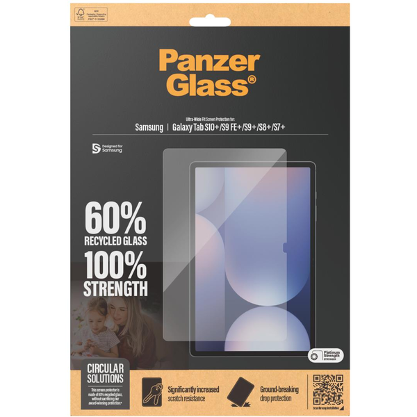 PanzerGlass Samsung Galaxy Tab S10+ / S9 FE+ / S9+ / S8+ / S7+ üvegfólia