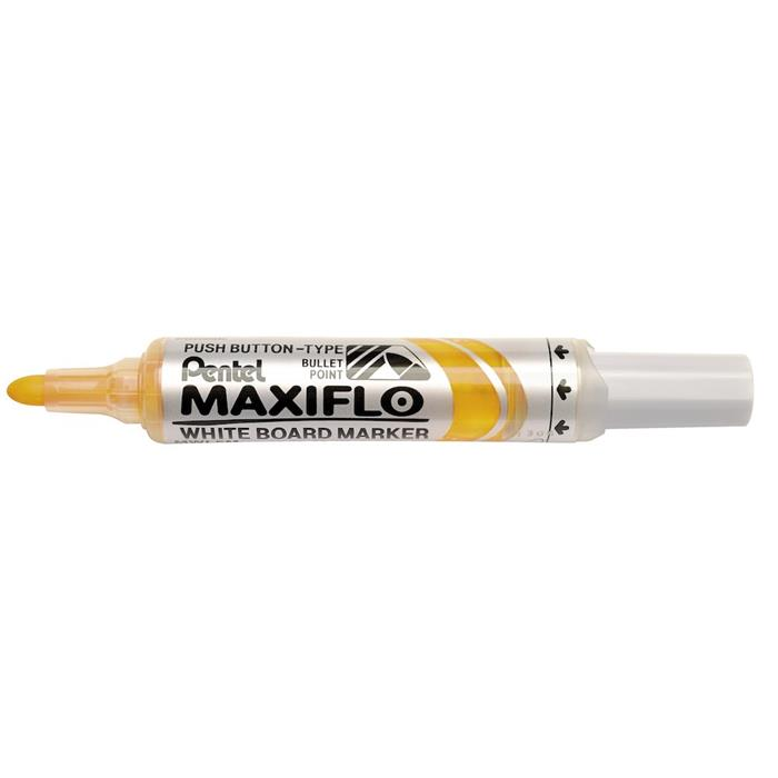Pentel Maxiflo MWL5M 2,5mm Táblamarker - Sárga (MWL5M-G)