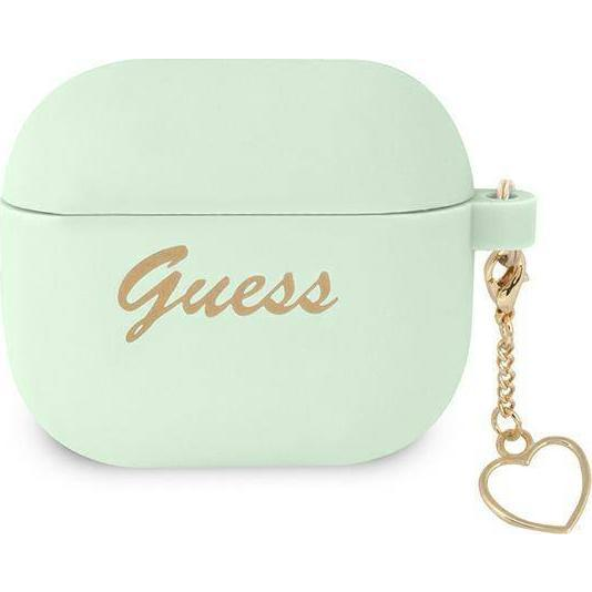 CG MOBILE GUESS CHARMS HEART szilikon tok (telefondísz) VILÁGOSZÖLD Apple AirPods 3 (GUA3LSCHSN) (GUE1697GRN)