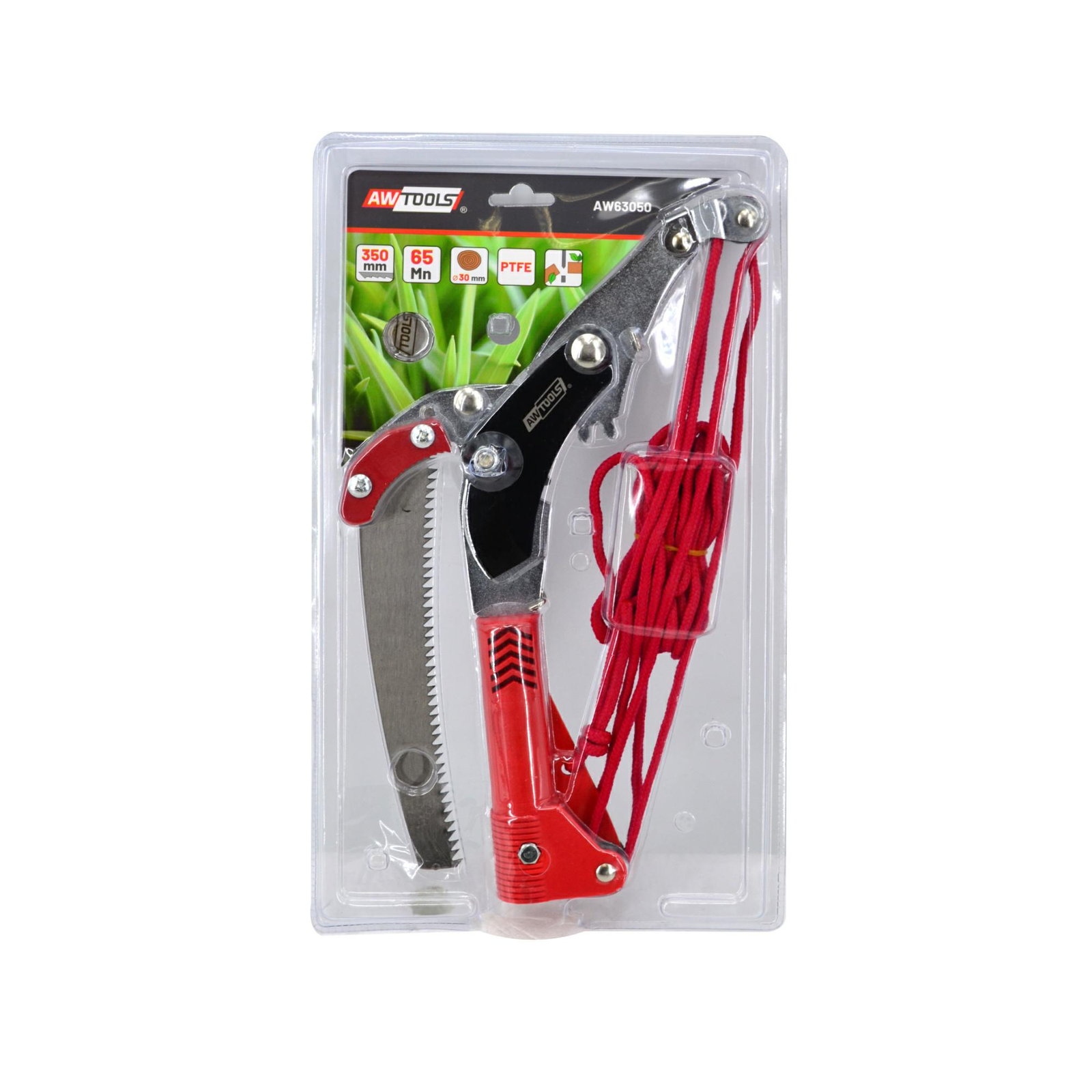 LÁNCTALPAS METSZŐOLLÓ TEFLON + FŰRÉSZ 350mm 90db AWTO (AW63050)