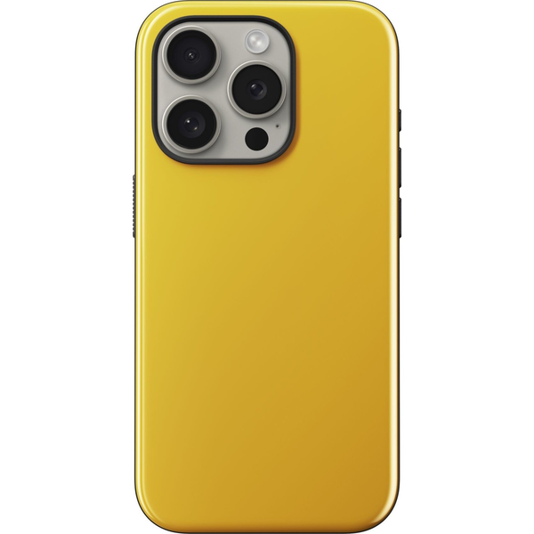 Nomad Sport iPhone 15 Pro Hátlapvédő Telefontok - Sárga