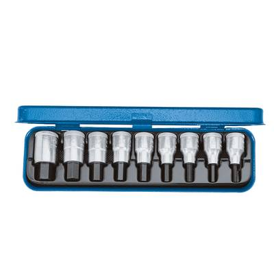 Gedore 6156410 Belső hatlap Dugókulcs bit betét készlet 9 részes 1/2 (12,5 mm) (6156410)