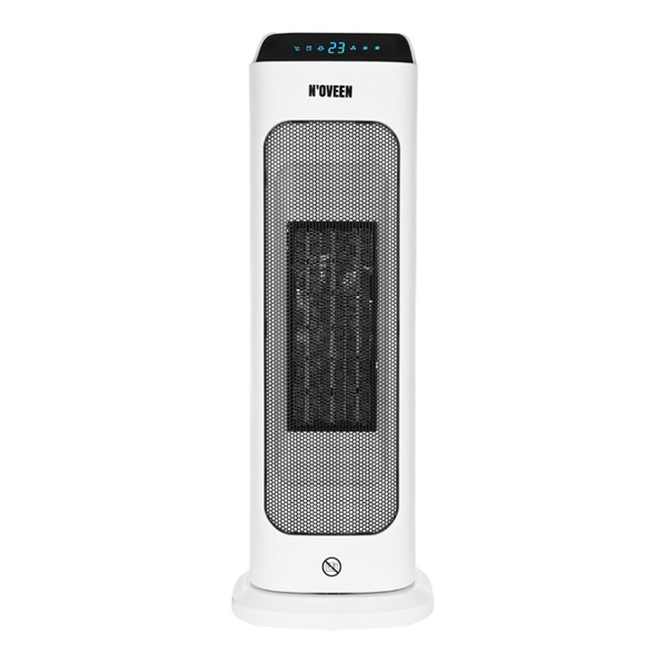 Radiator ceramic Noveen afisaj LED Smart, temporizator, 2000 W, 2 trepte de putere, Alb