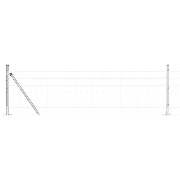 Euro Kerítés 13 Flanged Posztokkal 0.4x25 m Horganyzott Acél