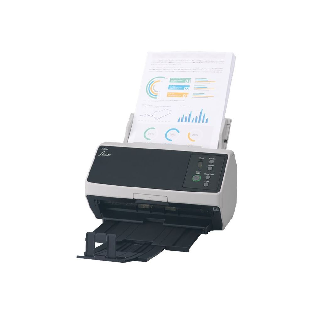 Fujitsu FI-8150 ADF + Skener manuálneho podávania 600 x 600 DPI A4 Čierna, Šedá (PA03810-B101)