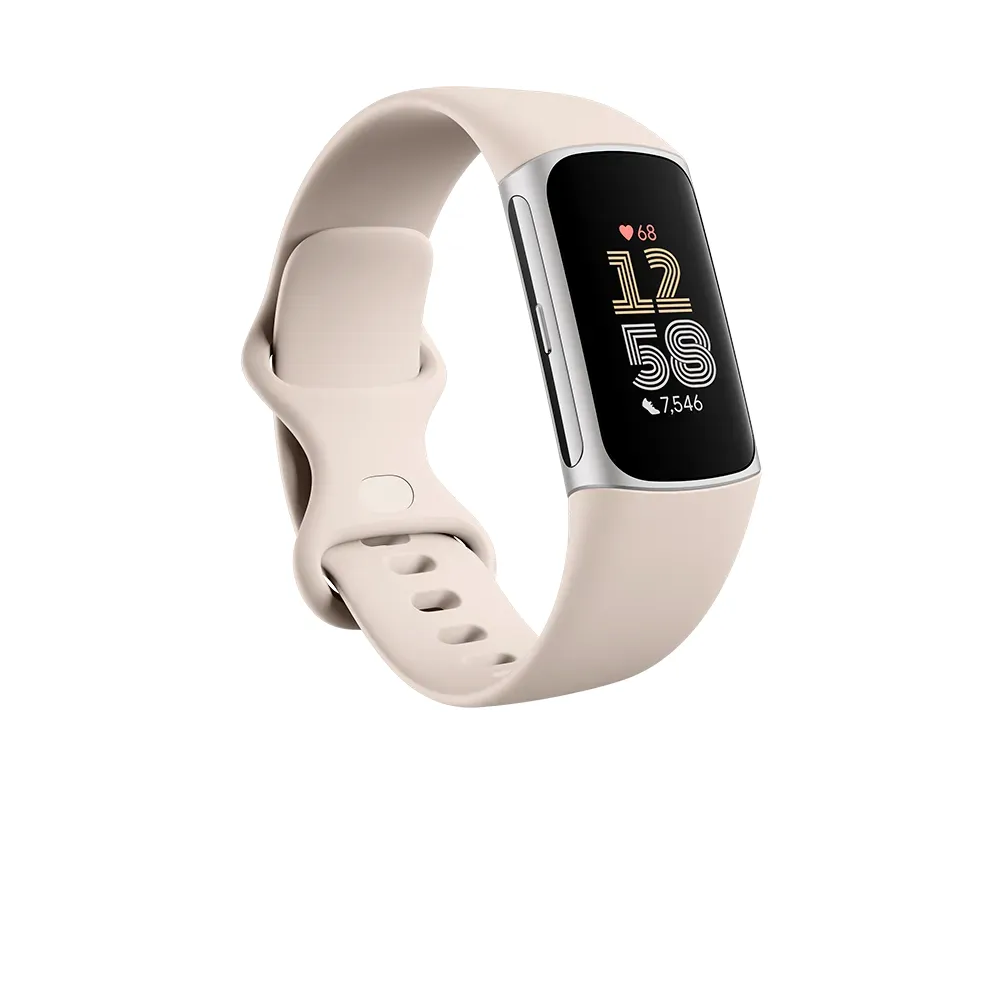 Fitbit Charge 6 Aktivitásmérő - Fehér/Ezüst (40-56-7911)