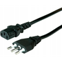 Value 19.99.2072 Áram Csatlakozókábel Fekete 1.80 m