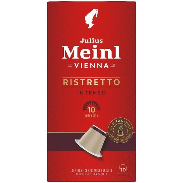 Julius Meinl Ristretto Intenso Komposztálható (10x 5,6 g / doboz)