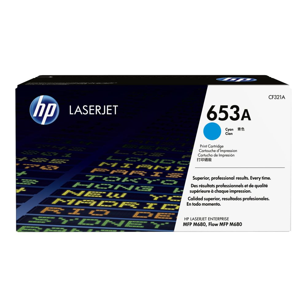 HP 653A - cyan - original - LaserJet - toner cartridge (CF321A) (CF321A)