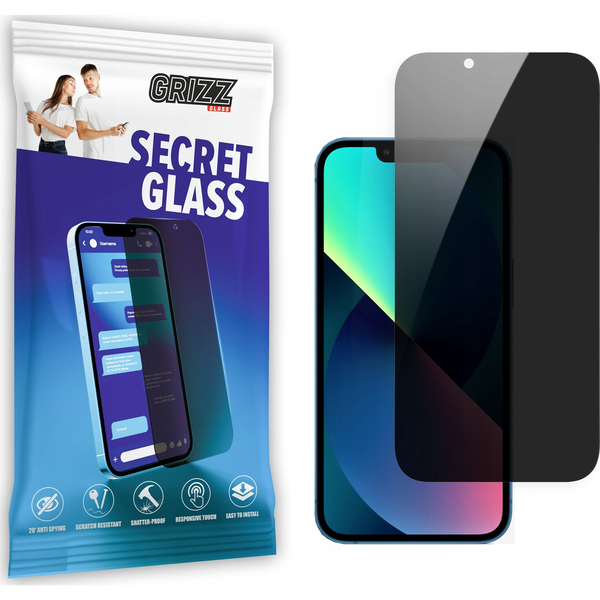  GrizzGlass Szkło prywatyzujące GrizzGlass SecretGlass Apple iPhone 13 mini