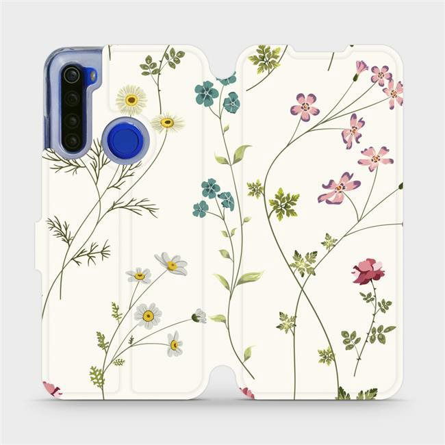 Flip case for Xiaomi Redmi Note 8T - MD03S Thin plants with flowers (5903516116034)