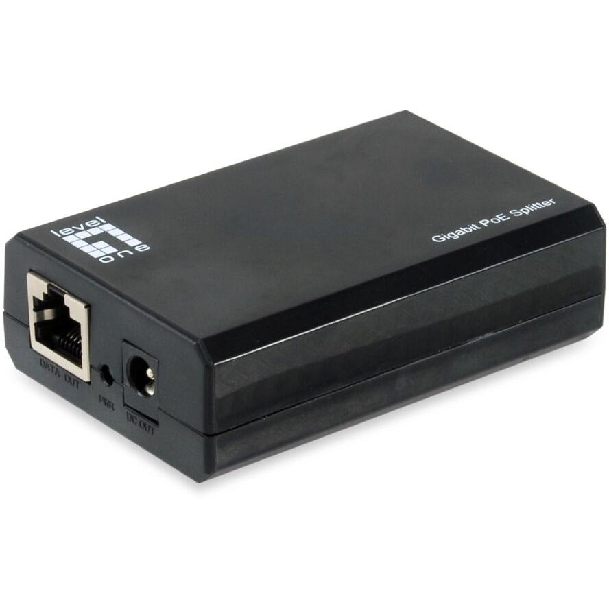 LevelOne POS-5000 sieťový rozbočovač Čierna Podpora napájania cez Ethernet (PoE) (POS-5000)