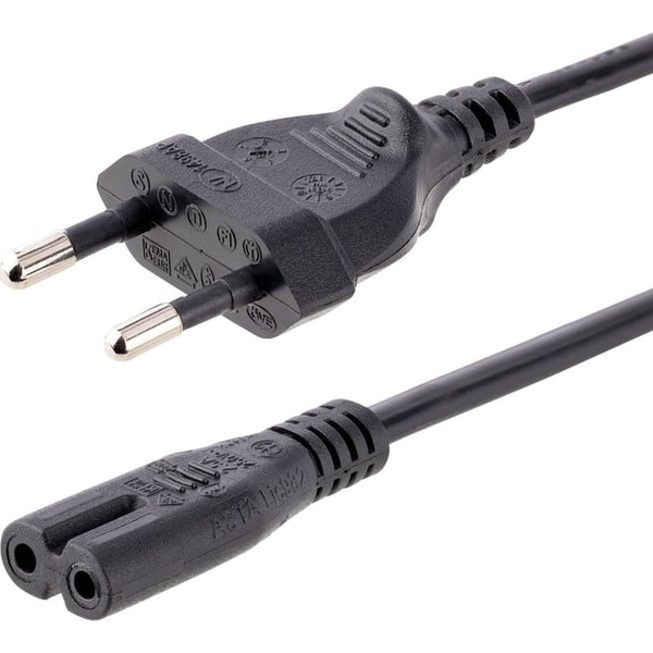 StarTech.com 752E-3M-POWER-LEAD el-ledning Sort CEE7/16 C7 forbinder