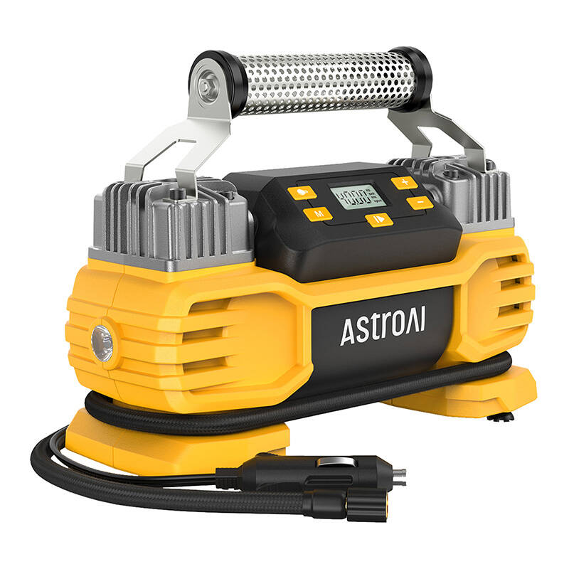 Dua AstroAI AIRUN T2 160 PSI Nagy Teherbírású Gumiabroncs Kompresszor 205W (AIRUN T2)