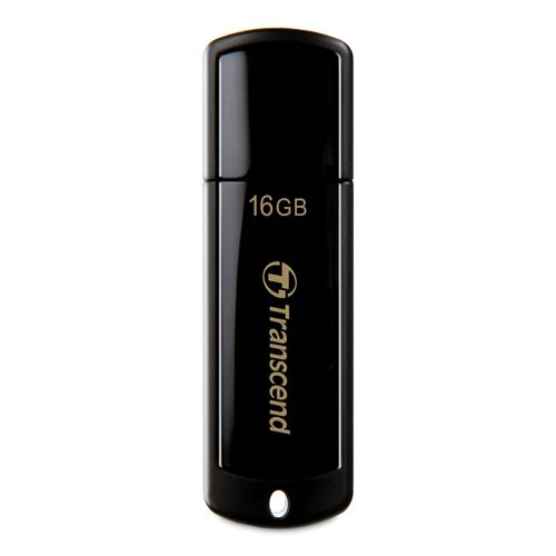 USB памет Transcend JetFlash 350, Черен, 16GB, USB 2.0