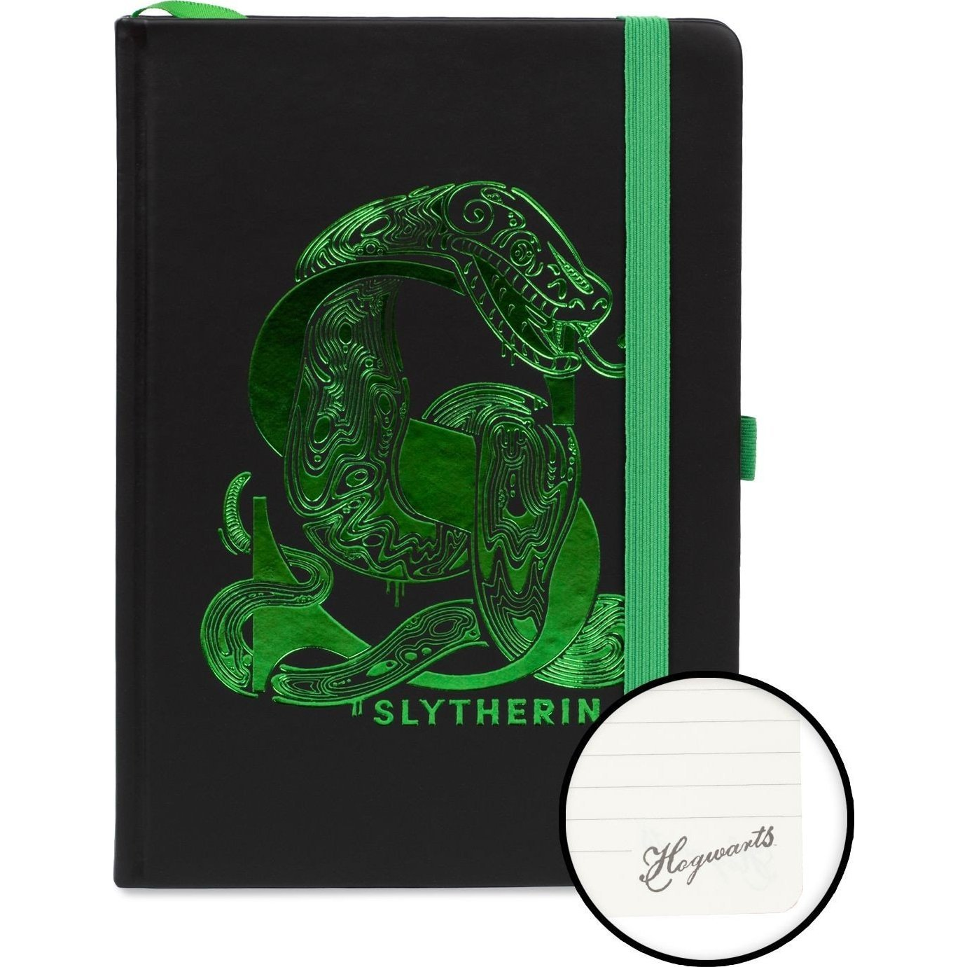 Pyramid, Harry Potter, Fekete-Zöld, A5, Jegyzetfüzet (4735)