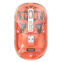 Meetion BTM005 Bluetooth + RF Wireless Egér - Átlátszó narancssárga
