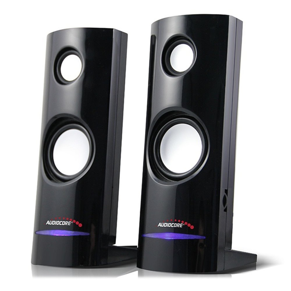 Altavoces Para Pc 2.0 Usb 2x4w Auto Alimentado Color Negro