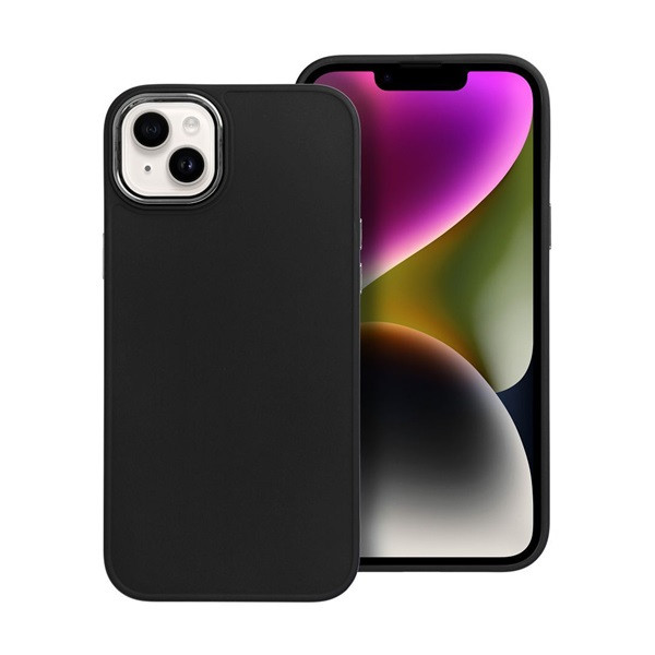 Frame Apple iPhone 14 Plus szilikon tok fekete (74547) (FR74547)
