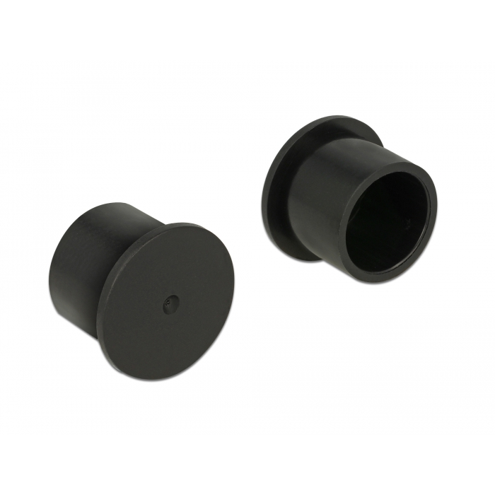 Delock Porvédő F csatlakozóhoz - Fekete (10 db) (60165)