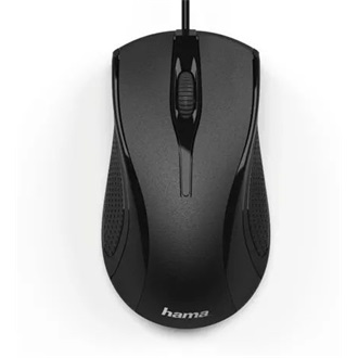 Hama MC-200 optikai USB egér fekete 1200 DPI (182602)