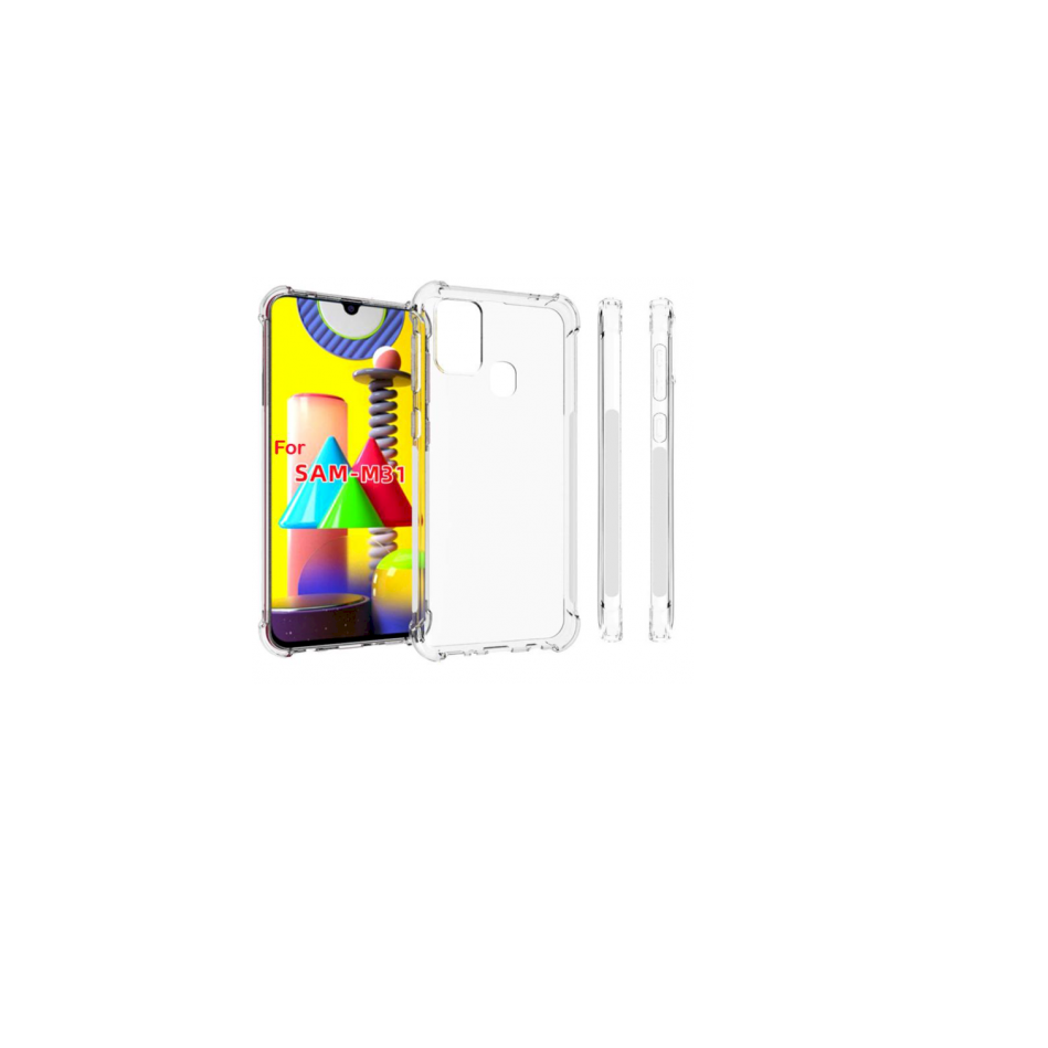 Fusion Samsung Galaxy M31S Tok - Átlátszó (FSN-SHK-SA-M317-TR)