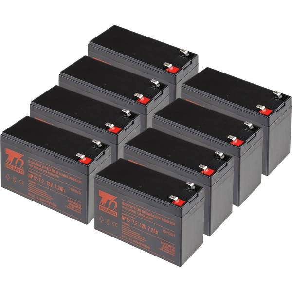 Battery set T6 Power for APC Smart-UPS SU5000T, VRLA, 12 V