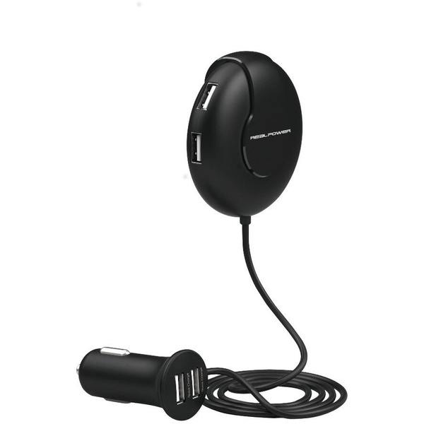 RealPower KFZ-Ladegerät Hub 6     2400mA   6xUSB