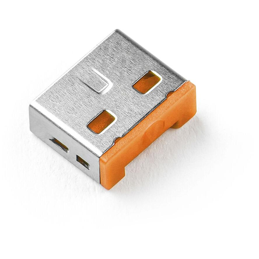 Smartkeeper USB port zár UL03P1OR 10 részes készlet Narancs kulcs nélkül UL03P1OR (UL03P1OR)