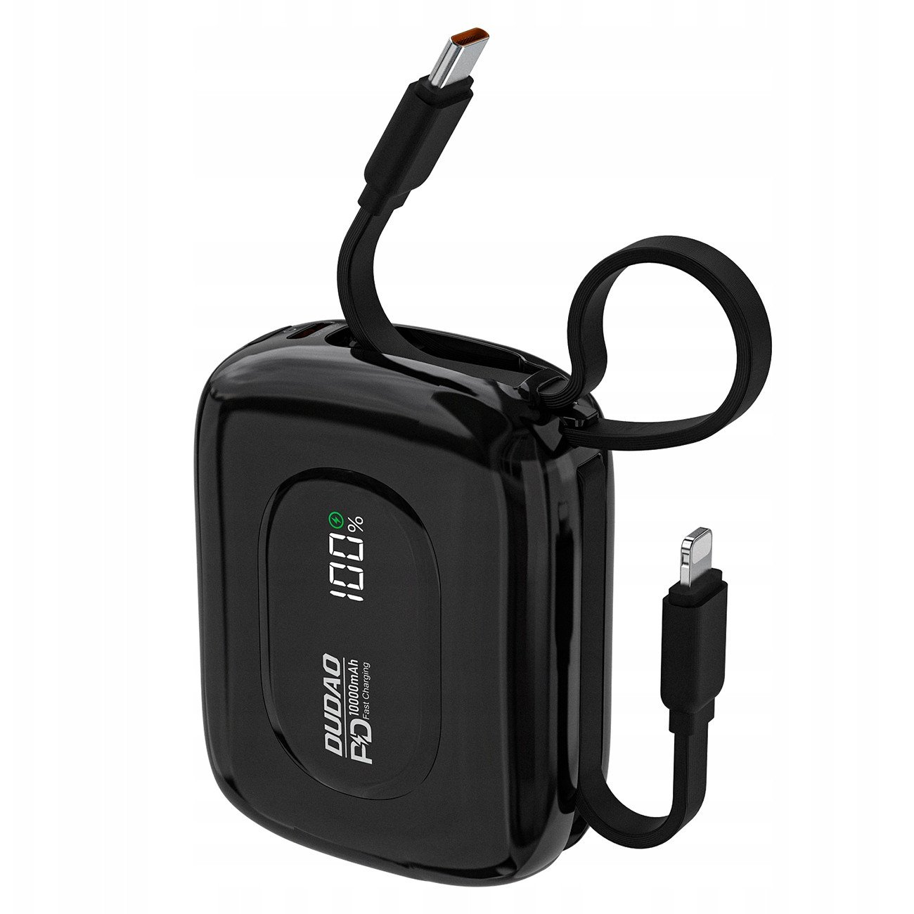 Външна батерия Dudao K32 10 000 mAh, черна
