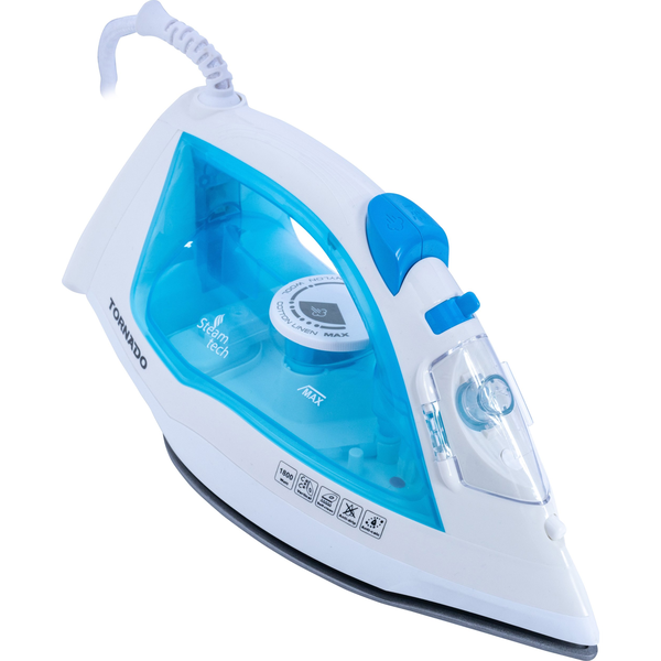 TORNADO TST-1800B glačalo Pegla na paru Teflon 1800 W Plavo, Bijelo