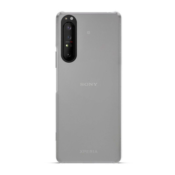Műanyag telefonvédő (gumírozott) ÁTLÁTSZÓ [Sony Xperia 1 II (XQ-AT5)] (5996457961320)