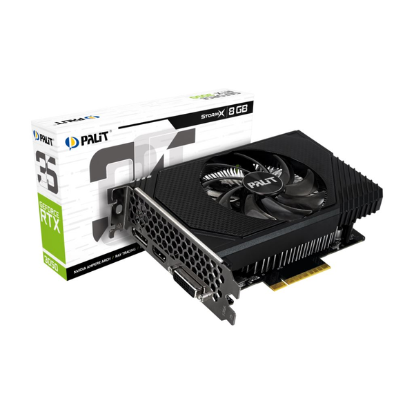 Видео карта PALIT GeForce RTX™ 3050 StormX, 8GB, GDDR6, 128-bit