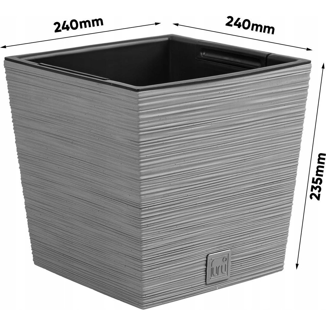 Furu Square Low Virágcserép DFS240 - Beton (DFS240-422U)