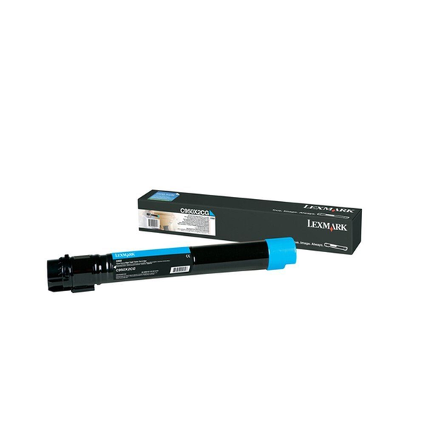 Lexmark C950X2CG tonerpatron 1 stk Original Blå