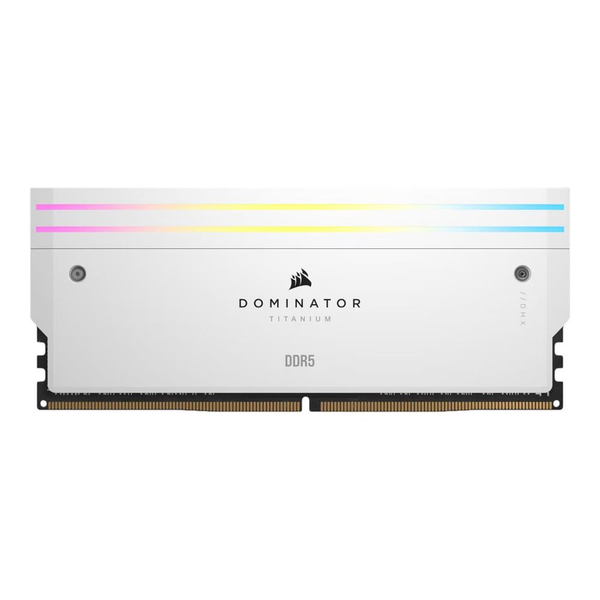 Corsair Dominator Titanium RGB DDR5 6400MHz 64GB (2x32GB) бял