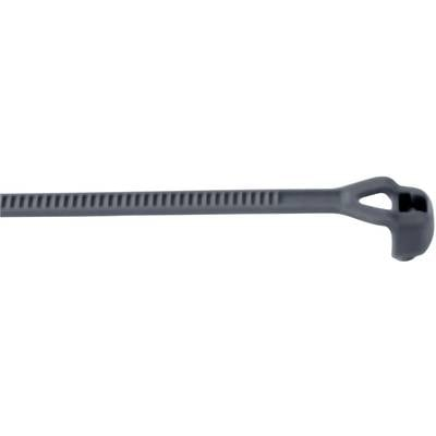 Kábelkötegelő hajlított 150 x 3,3 mm, szürke, 1 db, HellermannTyton 118-00089 V150R (118-00089)