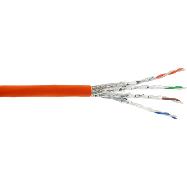 InLine 71500I netværkskabel Orange 500 m Cat7a S/FTP (S-STP)