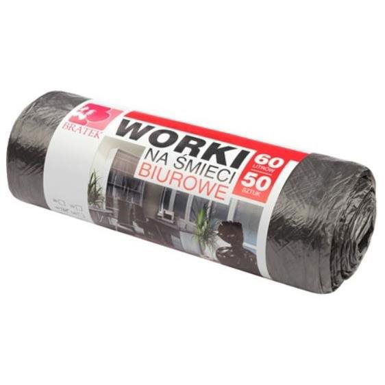 BRATEK Szemeteszsák 60 l, 50 db (5906448070436)