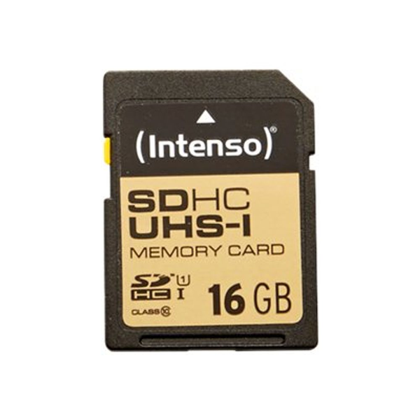 Intenso Premium - flash memory card - 16 GB - SDHC UHS-I (3421470)