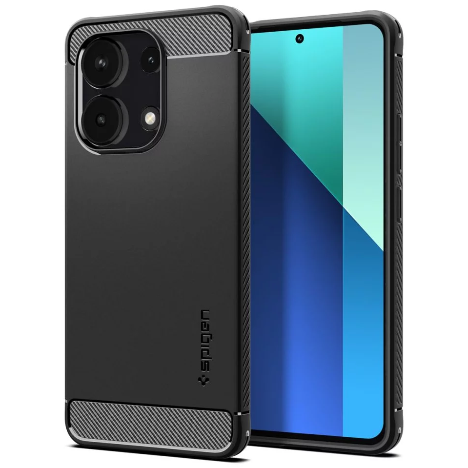 Spigen Rugged Armor Redmi Note 13 tok fekete (ACS07664) (ACS07664)