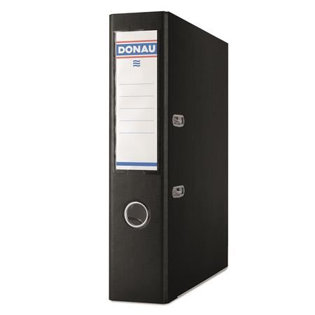 DONAU Master iratrendező 75 mm A4 PP/karton élvédő sínnel fekete (3967001PL-01) (3967001PL-01)