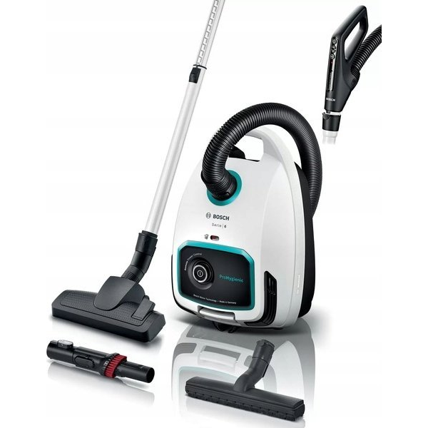 Bosch Serie 6 BGL6HYG1 vysávač Cylindrový vysávač Suchý 600 W Vrecko na prach (4242005227846)